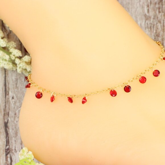 Dainty Anklet for Women – Elegant Everyday Jewelry & Perfect Gift | MLCRC2174 - Picture 10 of 10